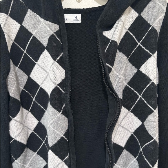 Hollister Black and Gray Jacket size medium - Picture 2 of 5
